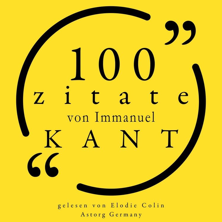 Produktbild: 100 Zitate von Immanuel Kant