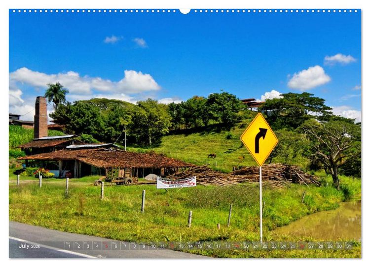 Produktbild: Colombia / UK-Version (High Quality Premium Wall Calendar 2026 DIN A2 landscape),CALVENDO 12 Month Wall Calendar