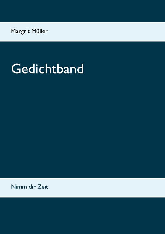 Produktbild: Gedichtband