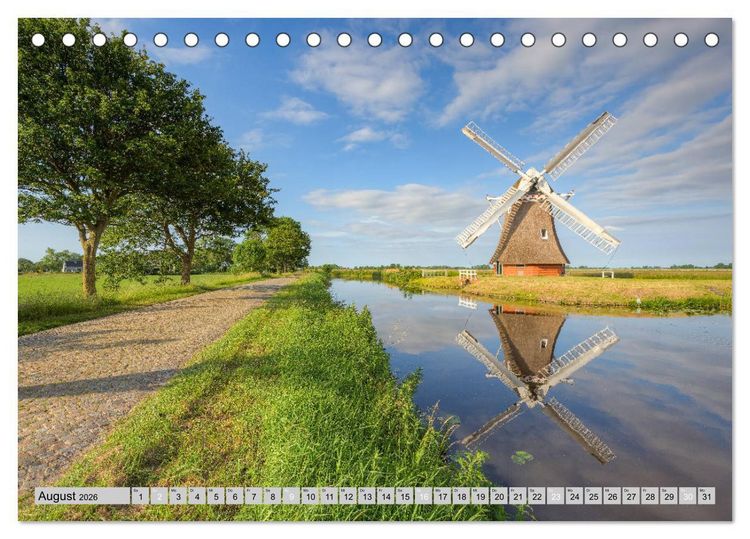 Produktbild: Wundersch&ouml;ne Niederlande (Tischkalender 2026 DIN A5 quer), CALVENDO Monatskalender