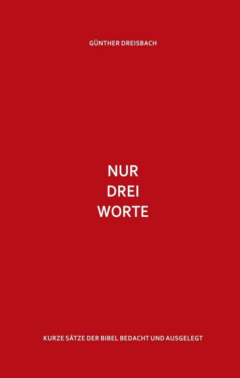Produktbild: Nur drei Worte