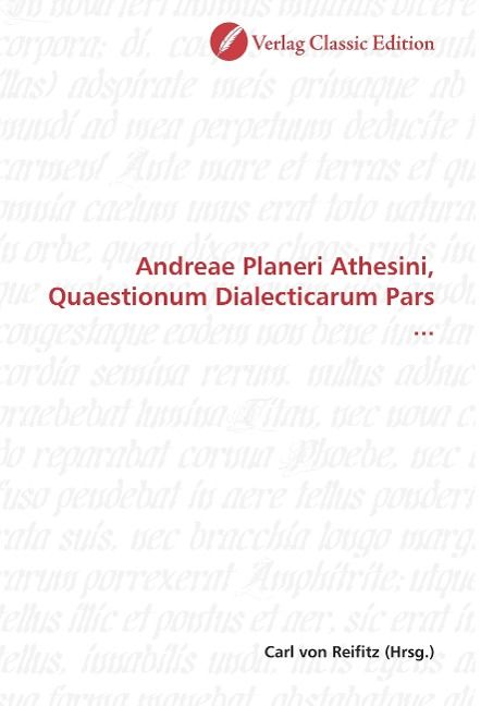 Produktbild: Andreae Planeri Athesini, Quaestionum Dialecticarum Pars ...