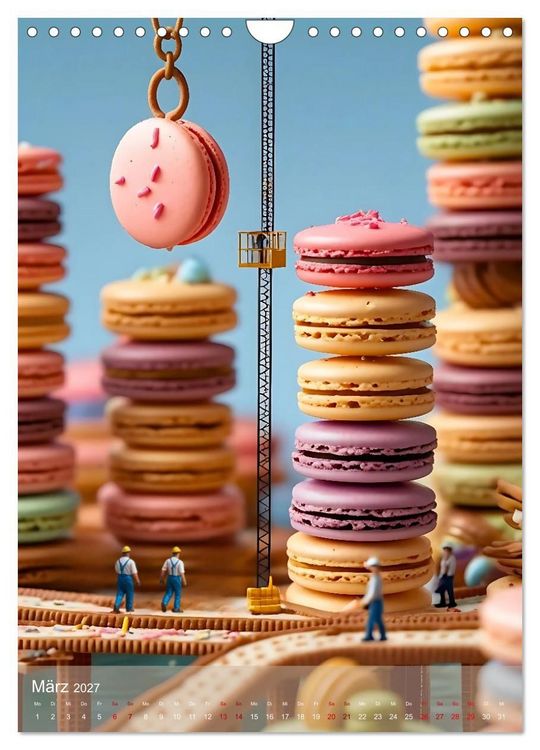 Produktbild: Sweet Escape &ndash; Mini-Abenteuer auf dem K&uuml;chentisch (Wandkalender 2027 DIN A4 hoch), CALVENDO Monatskalender
