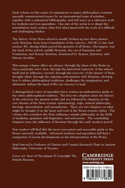 Produktbild: The Cambridge Companion to the Stoics