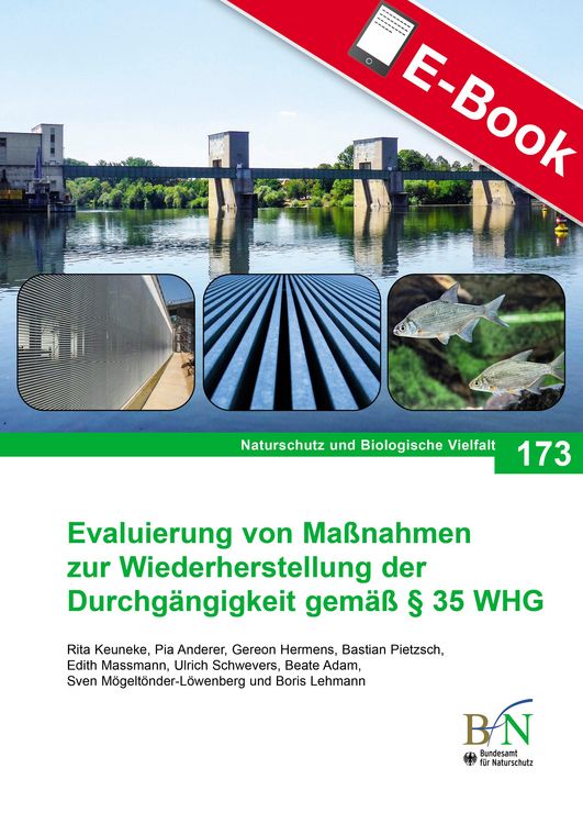 Produktbild: Evaluierung von Ma&szlig;nahmen zur Wiederherstellung der Durchg&auml;ngigkeit gem&auml;&szlig; &sect; 35 WHG