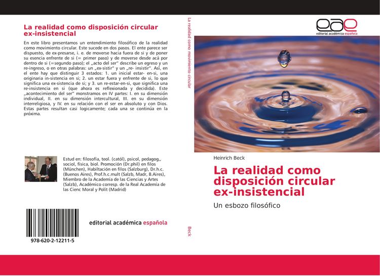 Produktbild: La realidad como disposici&oacute;n circular ex-insistencial