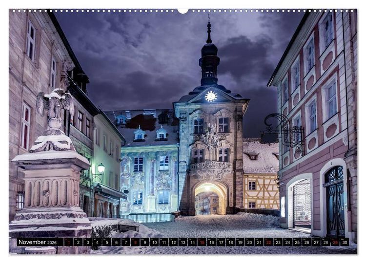 Produktbild: Bamberg - das fr&auml;nkische Rom (hochwertiger Premium Wandkalender 2026 DIN A2 quer), Kunstdruck in Hochglanz