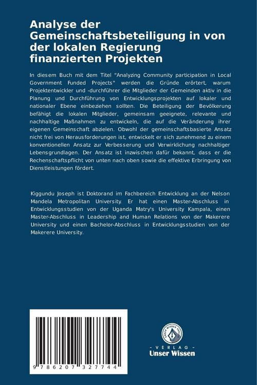 Produktbild: Analyse der Gemeinschaftsbeteiligung in von der lokalen Regierung finanzierten Projekten
