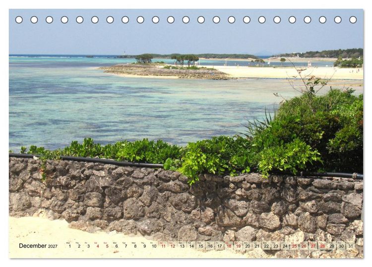 Produktbild: Okinawa Islands (Desk Calendar 2027 DIN A5 landscape), CALVENDO 12 Month DeskCalendar