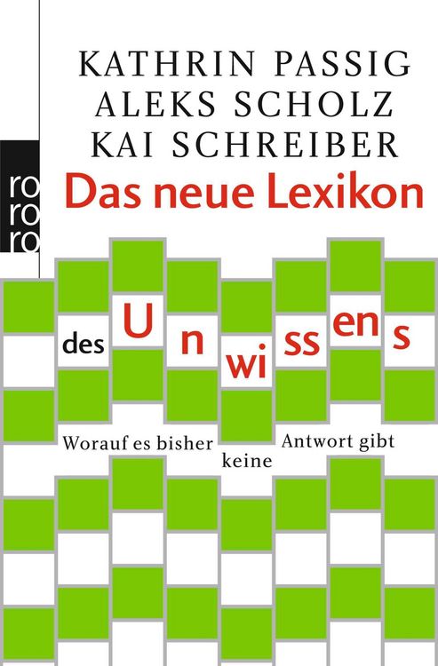 Produktbild: Das neue Lexikon des Unwissens