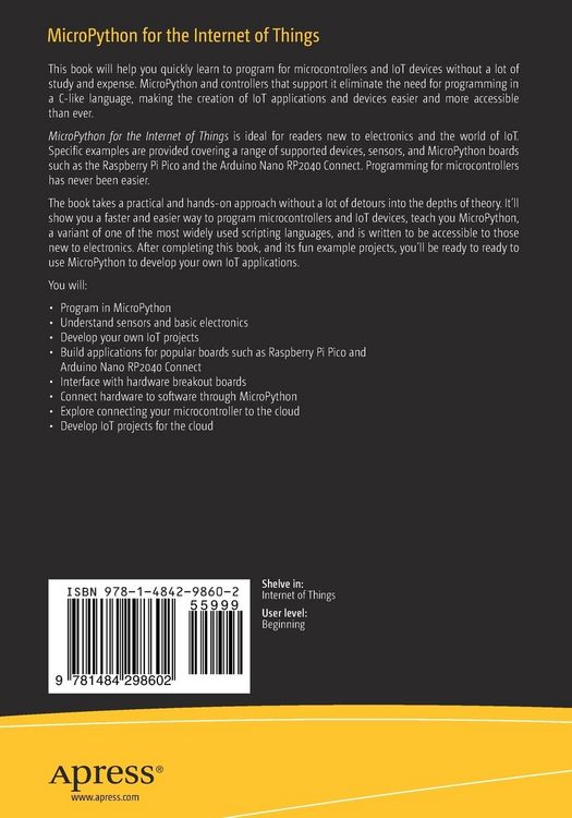 Produktbild: MicroPython for the Internet of Things