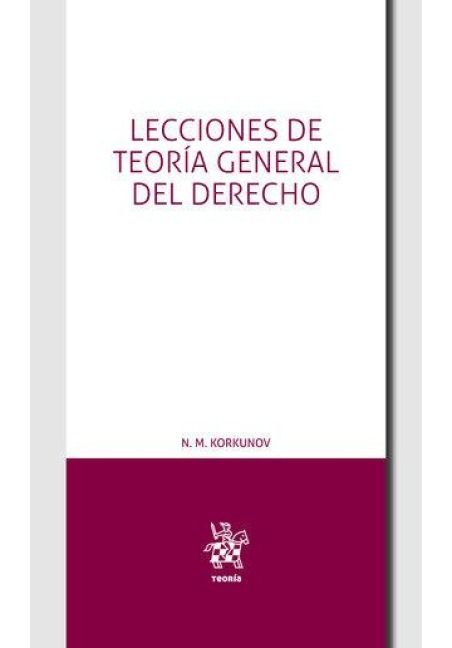 Produktbild: Lecciones de teor&iacute;a general del derecho