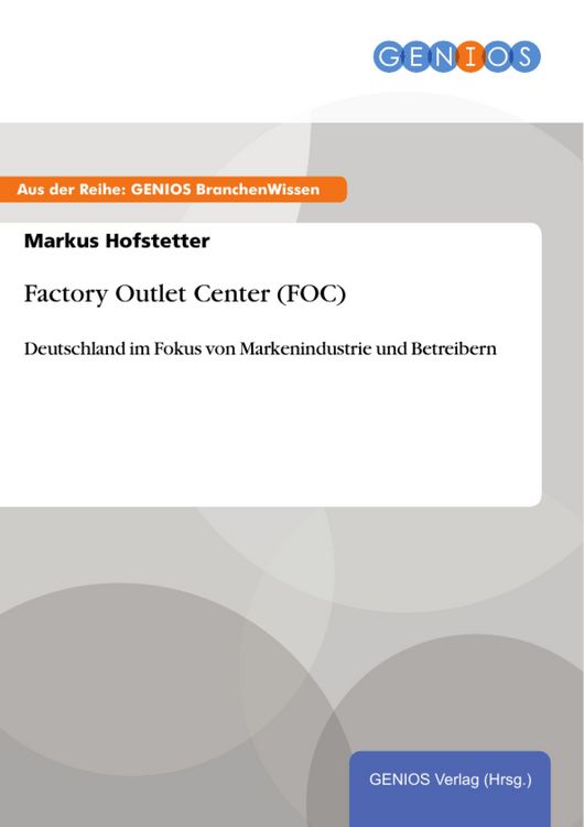 Produktbild: Factory Outlet Center (FOC)