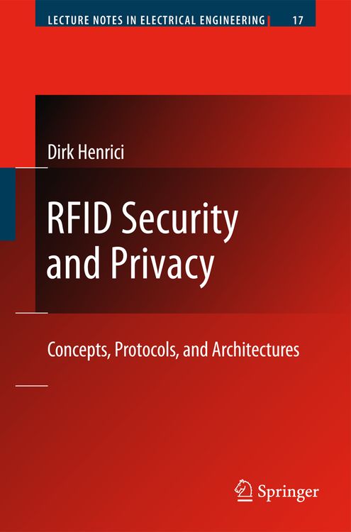 Produktbild: RFID Security and Privacy