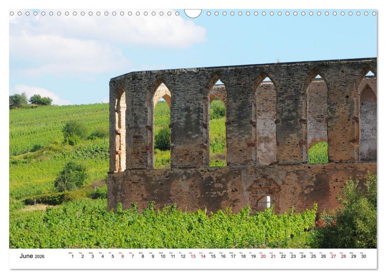 Produktbild: The Moselle valley - Along the Moselle river from Trier to Koblenz (Wall Calendar 2026 DIN A3 landscape), CALVENDO 12 Month Wall Calendar