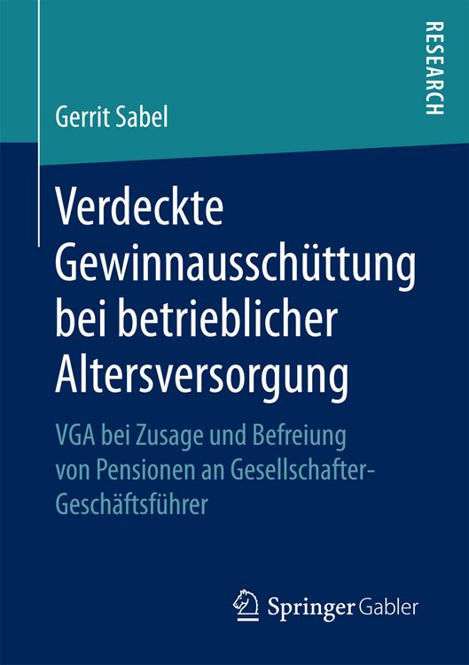 Produktbild: Verdeckte Gewinnaussch&uuml;ttung bei betrieblicher Altersversorgung