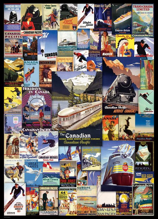 Produktbild: Puzzle 1000 Teile - Railroad Adventures