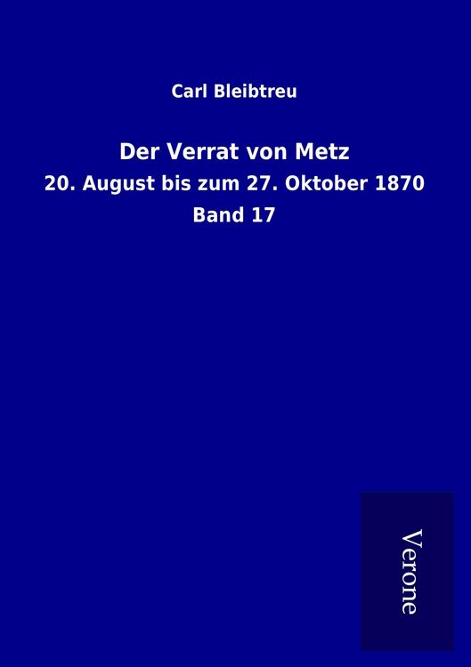 Produktbild: Der Verrat von Metz