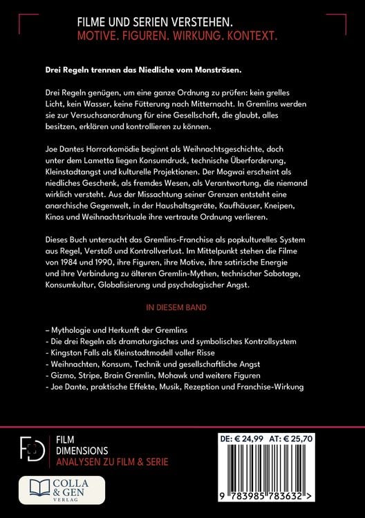 Produktbild: Gremlins &ndash; Chaos und Kontrolle (Ein Film Dimensions Buch)