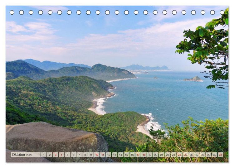 Produktbild: Brasilien - Zwischen Iguazu und Rio (Tischkalender 2026 DIN A5 quer), CALVENDO Monatskalender