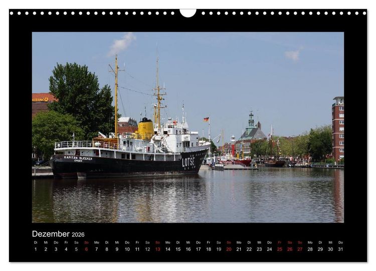 Produktbild: Auf Gro&szlig;e Fahrt - Schiffe im Hafen und auf See (Wandkalender 2026 DIN A3 quer), CALVENDO Monatskalender