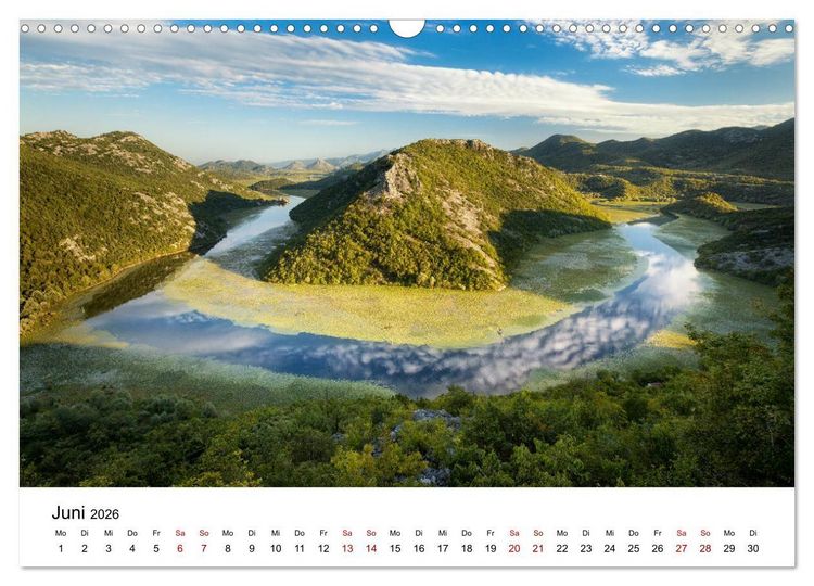 Produktbild: Montenegro - Land der schwarzen Berge (Wandkalender 2026 DIN A3 quer), CALVENDO Monatskalender