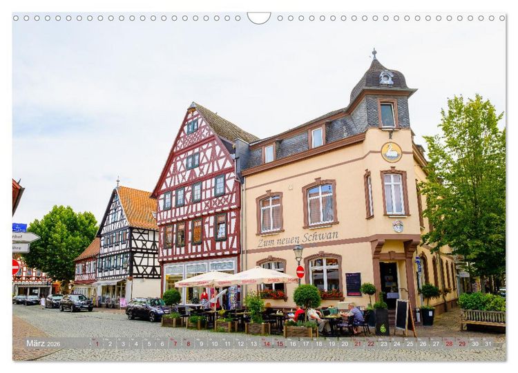 Produktbild: Ein Blick auf Seligenstadt (Wandkalender 2026 DIN A3 quer), CALVENDO Monatskalender
