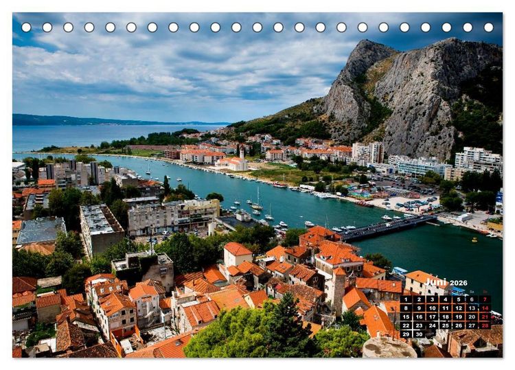 Produktbild: Kroatien - Split und die dalmatinische K&uuml;ste (Tischkalender 2026 DIN A5 quer), CALVENDO Monatskalender