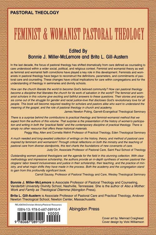 Produktbild: Feminist & Womanist Pastoral Theology