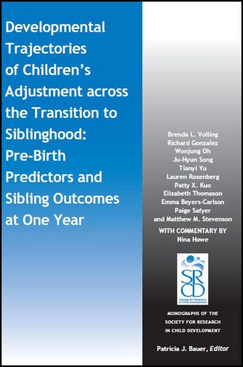 Produktbild: Developmental Trajectories of Children's Adjustment Across the Transition to Siblinghood