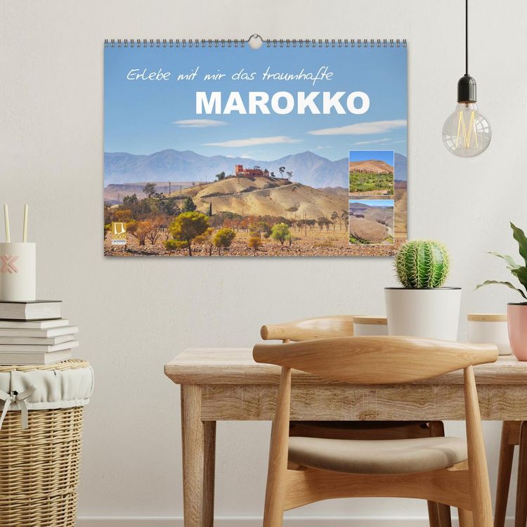 Produktbild: Erlebe mit mir das traumhafte Marokko (Wandkalender 2026 DIN A3 quer), CALVENDO Monatskalender