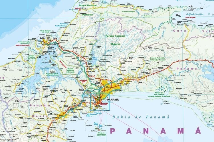 Produktbild: Reise Know-How Landkarte Panama (1:400.000)