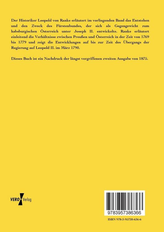 Produktbild: Die deutschen M&auml;chte und der F&uuml;rstenbund