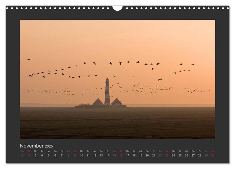 Produktbild: Impressionen aus St. Peter-Ording (Wandkalender 2025 DIN A3 quer), CALVENDO Monatskalender