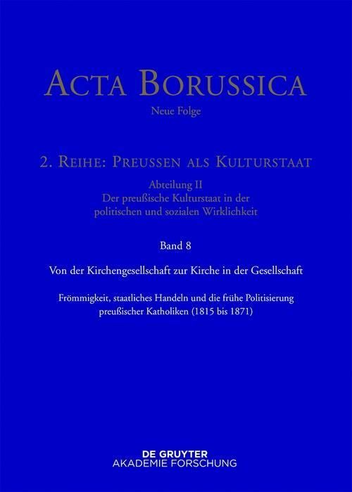Produktbild: Von der Kirchengesellschaft zur Kirche in der Gesellschaft