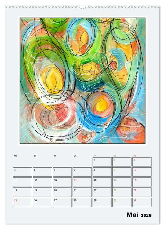 Produktbild: New Art Deco (hochwertiger Premium Wandkalender 2026 DIN A2 hoch), Kunstdruck in Hochglanz