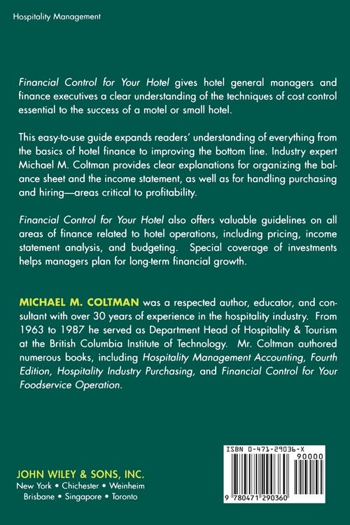 Produktbild: Financial Control for Your Hotel