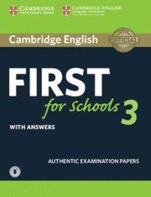 Produktbild: Cambridge English First for Schools 3 Student's Book with Answers with Audio