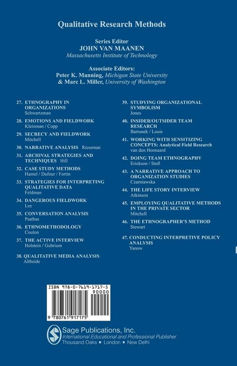 Produktbild: Gender Issues in Ethnography