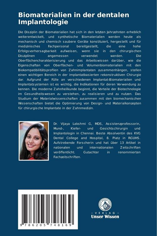 Produktbild: Biomaterialien in der dentalen Implantologie