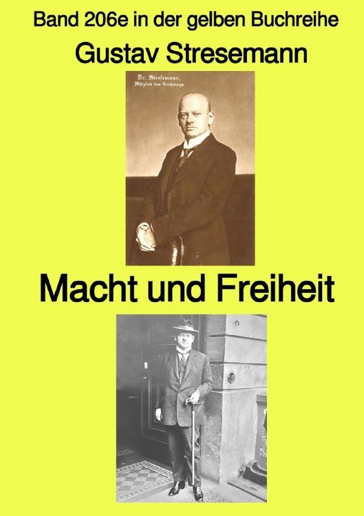Produktbild: Macht und Freiheit - Band 206e in der gelben Buchreihe - Farbe - bei J&uuml;rgen Ruszkowski