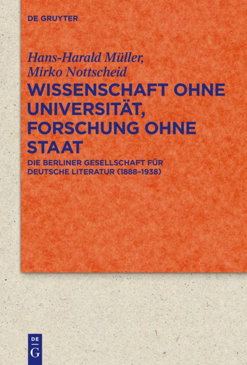 Produktbild: Wissenschaft ohne Universit&auml;t, Forschung ohne Staat