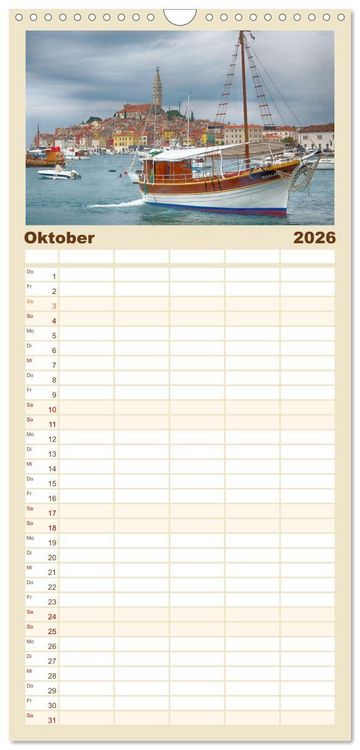 Produktbild: Familienplaner 2026 - Magic Places - Sehnsuchtsorte nah und fern mit 5 Spalten (Wandkalender, 21 x 45 cm) CALVENDO