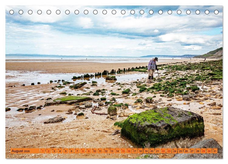 Produktbild: Bretagne und Normandie - Vor der Flut beobachten und entdecken (Tischkalender 2026 DIN A5 quer), CALVENDO Monatskalender