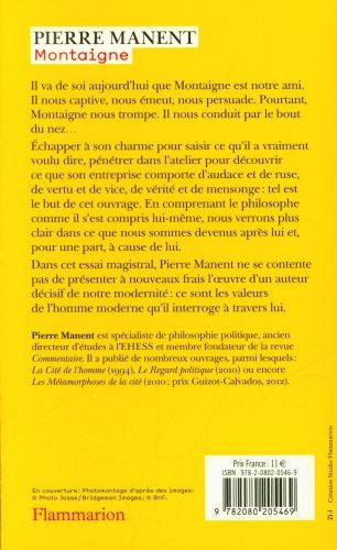Produktbild: Montaigne : la vie sans loi