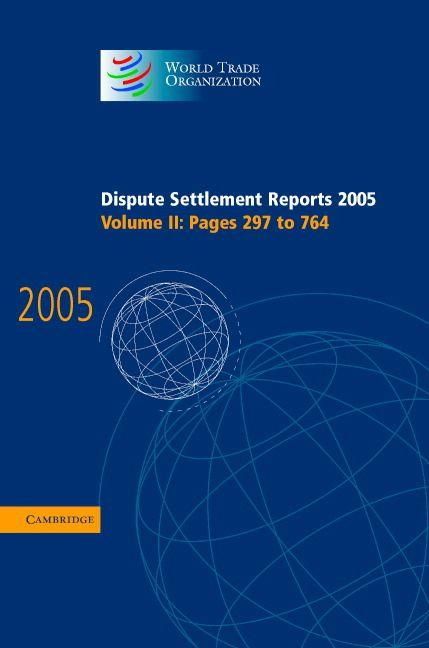 Produktbild: Dispute Settlement Reports 2005