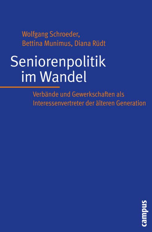 Produktbild: Seniorenpolitik im Wandel