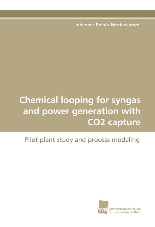 Produktbild: Chemical looping for syngas and power generation with CO2 capture