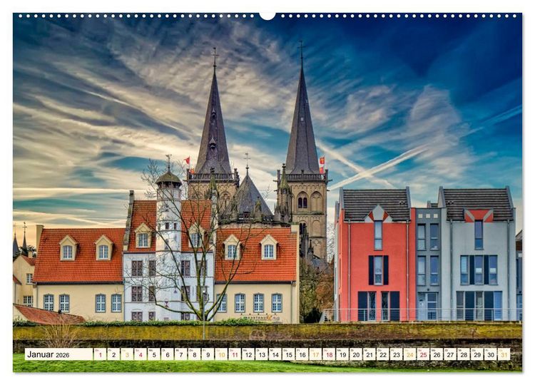 Produktbild: Reise durch Deutschland - Xanten am Niederrhein (hochwertiger Premium Wandkalender 2026 DIN A2 quer), Kunstdruck in Hochglanz