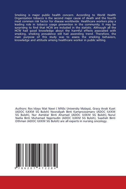 Produktbild: Smoking Behavior, Knowledge and Attitude Among Male Healthcare Workers